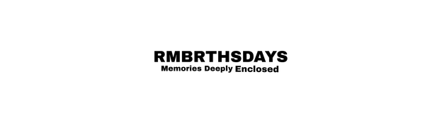 Rmbrthsdays